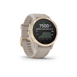 Garmin fenix 6S Pro Solar Edition WeiÃŸgold mit beigen Armband 010-02409-11 från buy2say.com! Anbefalede produkter | Elektronik 