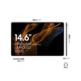 Samsung Galaxy Tab S8 Ultra WIFI X900N 512GB Graphite EU - SM-X900NZAFEUE från buy2say.com! Anbefalede produkter | Elektronik on
