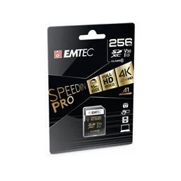 Emtec SDXC 256GB SpeedIN PRO CL10 95MB/s FullHD 4K UltraHD fra buy2say.com! Anbefalede produkter | Elektronik online butik