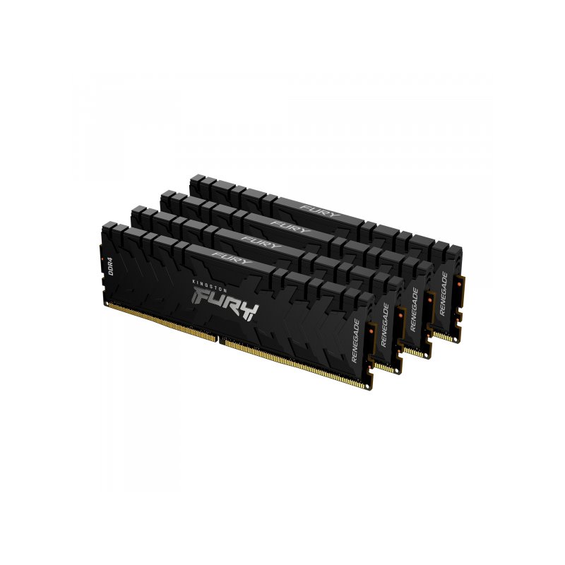 Kingston Fury Renegade 4 x 32GBÂ 3200MHz DDR4 CL16Â DIMM KF432C16RBK4/128 fra buy2say.com! Anbefalede produkter | Elektronik onl