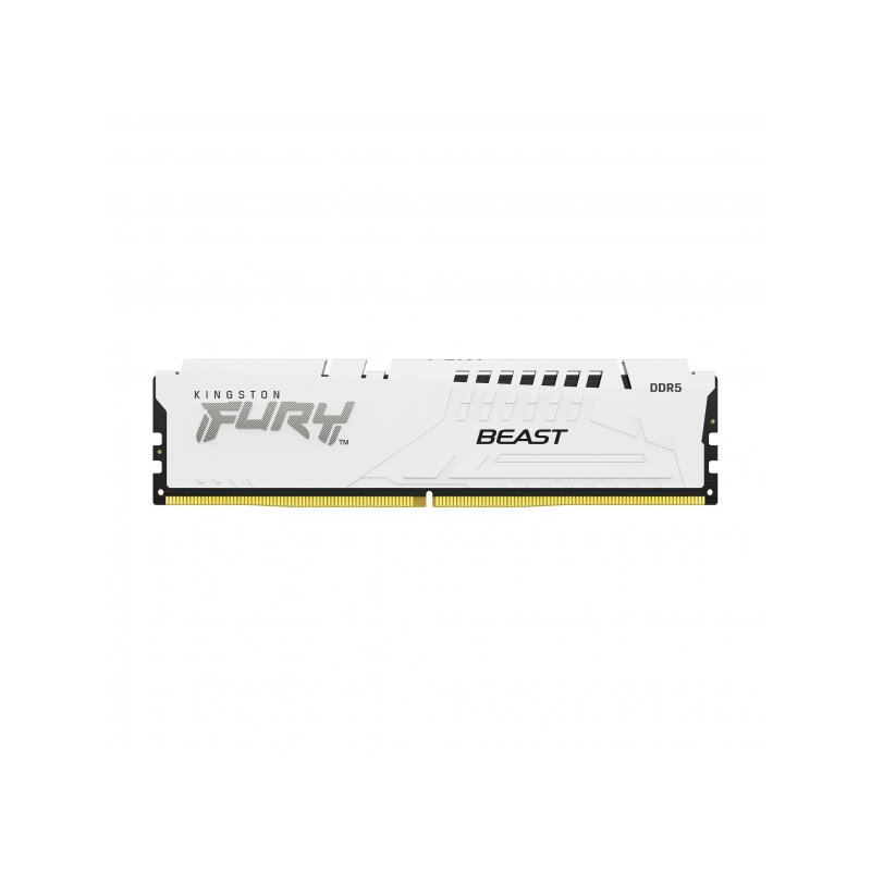 Kingston Fury Beast 16GB 1x16GB DDR5 5200MT/s CL40 White XMP KF552C40BW-16 från buy2say.com! Anbefalede produkter | Elektronik o
