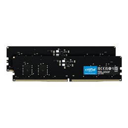 Crucial 16GB Kit 2 x 8GB DDR5 4800 UDIMM CL40 Schwarz CT2K8G48C40U5 från buy2say.com! Anbefalede produkter | Elektronik online b