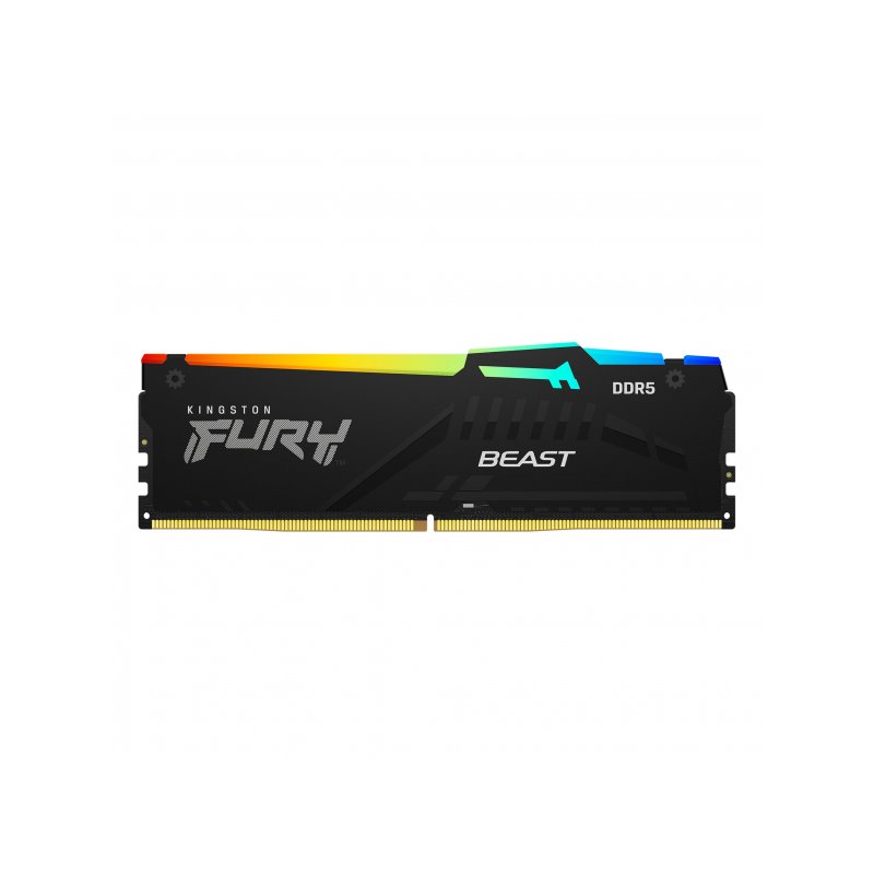 Kingston Fury Beast RGB 32GB 1x32GB DDR5 4800MT/s CL38 KF548C38BBA-32 fra buy2say.com! Anbefalede produkter | Elektronik online 