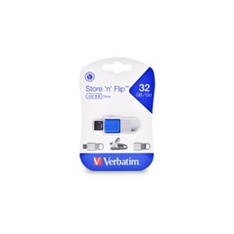 Verbatim Store n Flip USB FLASH 32GB 70041 от buy2say.com!  Препоръчани продукти | Онлайн магазин за електроника