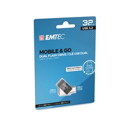 USB FlashDrive 32GB Emtec Mobile & Go Dual USB3.2 - USB-C T260 alkaen buy2say.com! Suositeltavat tuotteet | Elektroniikan verkko