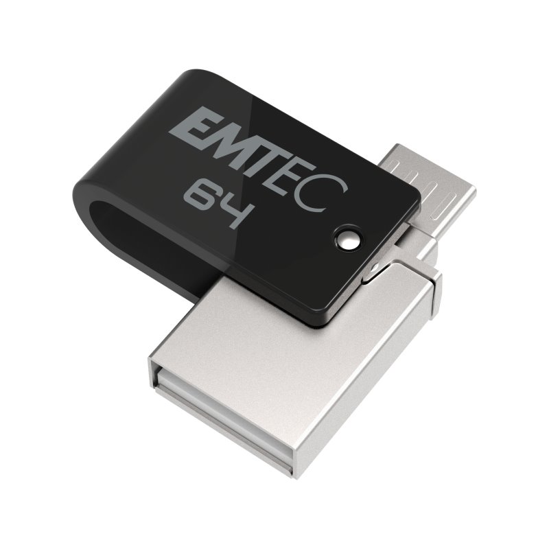 USB FlashDrive 64GB Emtec Mobile & Go Dual USB2.0 - microUSB T260 alkaen buy2say.com! Suositeltavat tuotteet | Elektroniikan ver