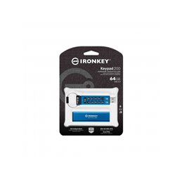 Kingston IronKey Keypad 200 USB Flash 64GB IKKP200/64GB från buy2say.com! Anbefalede produkter | Elektronik online butik