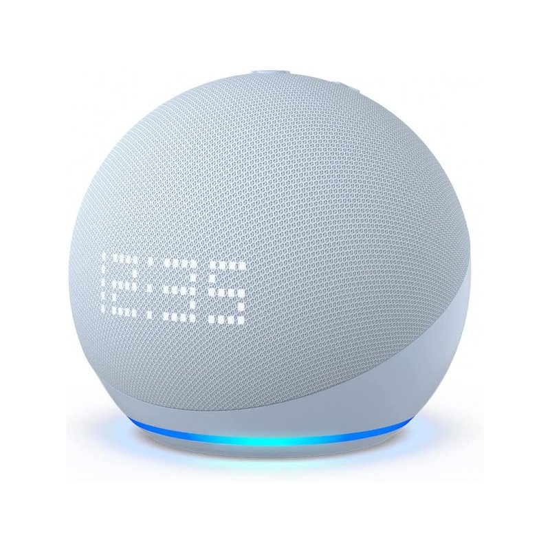 Amazon Echo Dot (5. Gen.) mit Uhr - Graublau - B09B8RVKGW från buy2say.com! Anbefalede produkter | Elektronik online butik