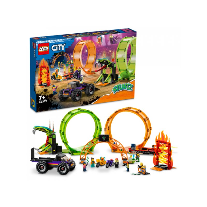 LEGO City - Stuntz Double Loop Stunt Arena (60339) från buy2say.com! Anbefalede produkter | Elektronik online butik