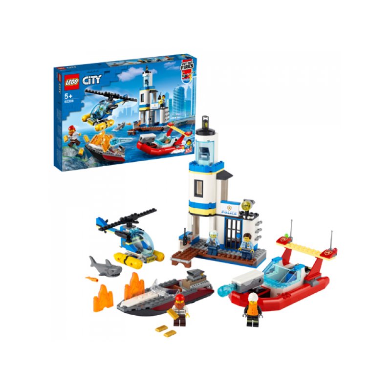 LEGO City - Seaside Police and Fire Mission (60308) от buy2say.com!  Препоръчани продукти | Онлайн магазин за електроника
