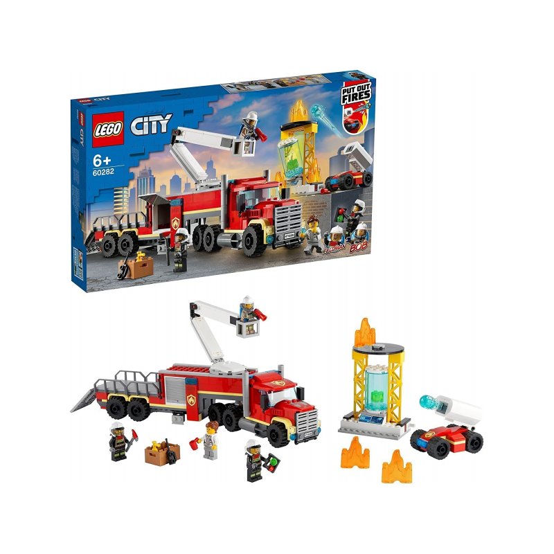 LEGO City - Mobile Fire Service Centre with Toy Fire Engine (60282) от buy2say.com!  Препоръчани продукти | Онлайн магазин за ел