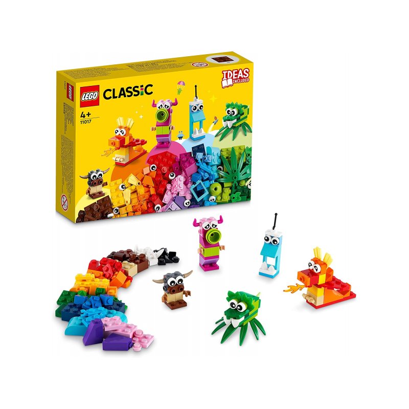 LEGO Classic - Creative Monsters, 140pcs (11017) alkaen buy2say.com! Suositeltavat tuotteet | Elektroniikan verkkokauppa