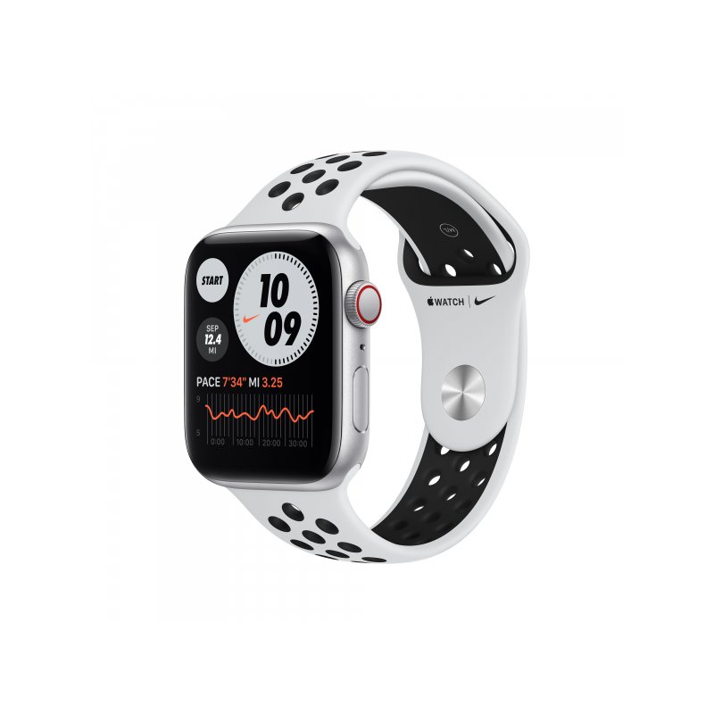 Apple Watch Nike SE Silver Aluminium 4G Sport Band DE MG083FD/A Watches | buy2say.com Apple