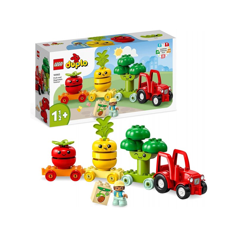 LEGO DUPLO My First Fruit and Vegetable Tractor 10982 от buy2say.com!  Препоръчани продукти | Онлайн магазин за електроника