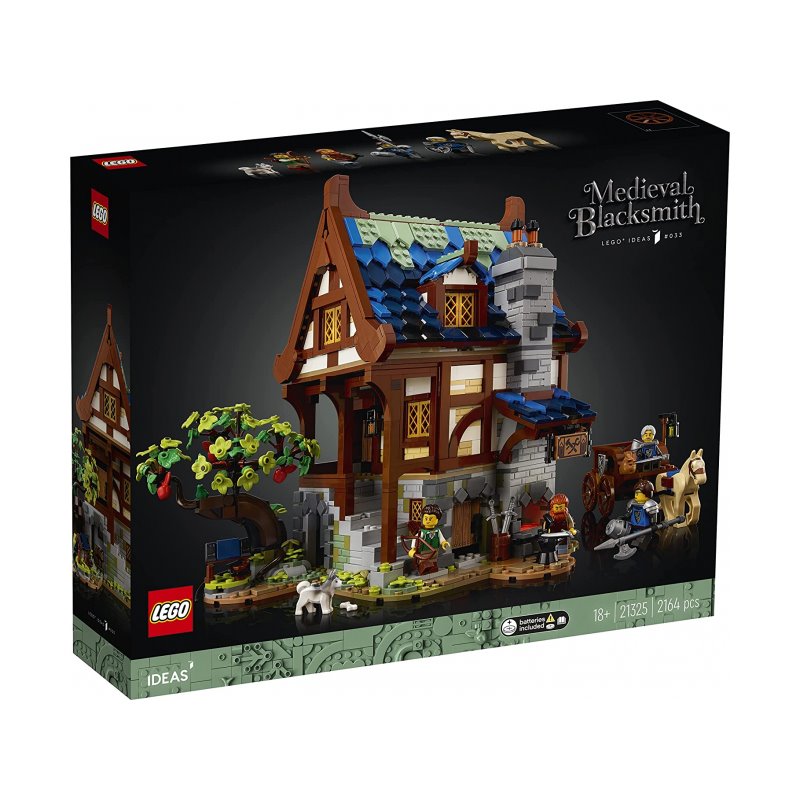 LEGO Ideas - Medieval Forge Blacksmith (21325) från buy2say.com! Anbefalede produkter | Elektronik online butik