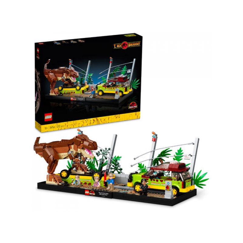 LEGO Jurassic World - T. rex Breakout (76956) alkaen buy2say.com! Suositeltavat tuotteet | Elektroniikan verkkokauppa
