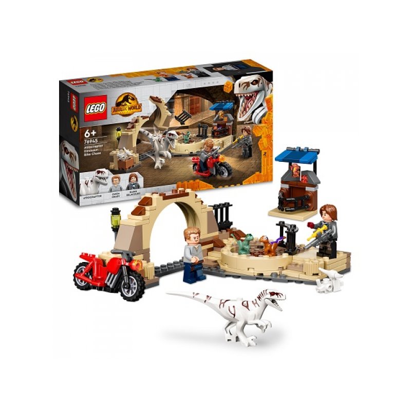 LEGO Jurassic World - Atrociraptor Dinosaur Bike Chase (76945) alkaen buy2say.com! Suositeltavat tuotteet | Elektroniikan verkko