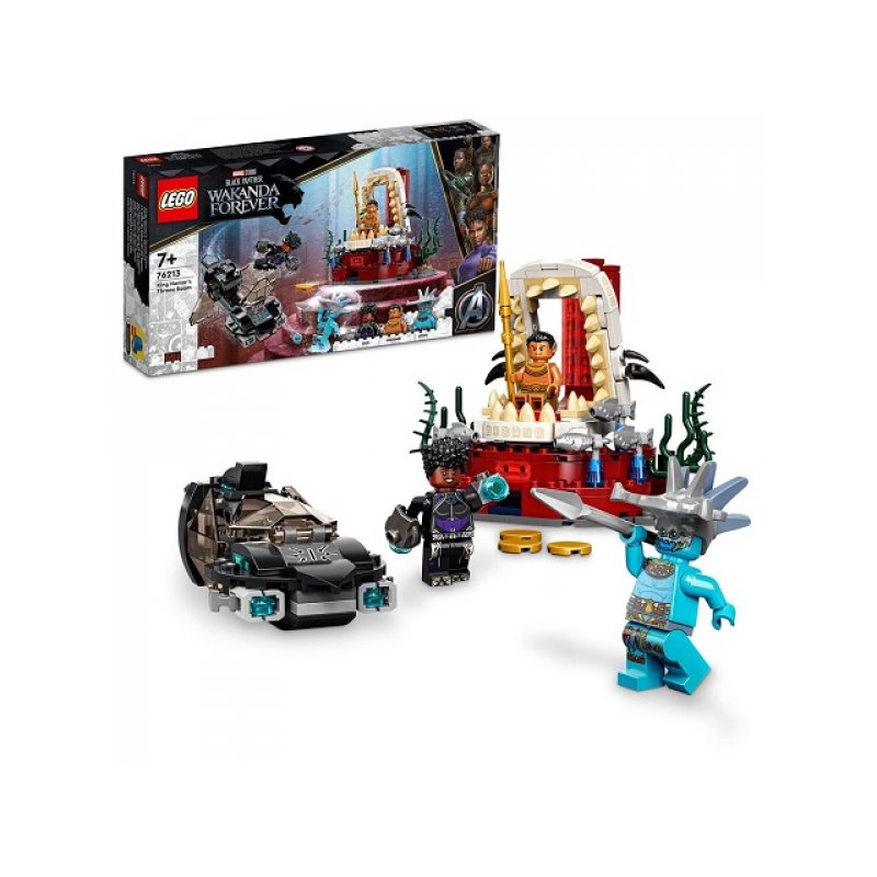 LEGO Marvel - Bl. Panther Wakanda Forever King Namor´s Throne Room (76213) alkaen buy2say.com! Suositeltavat tuotteet | Elektron