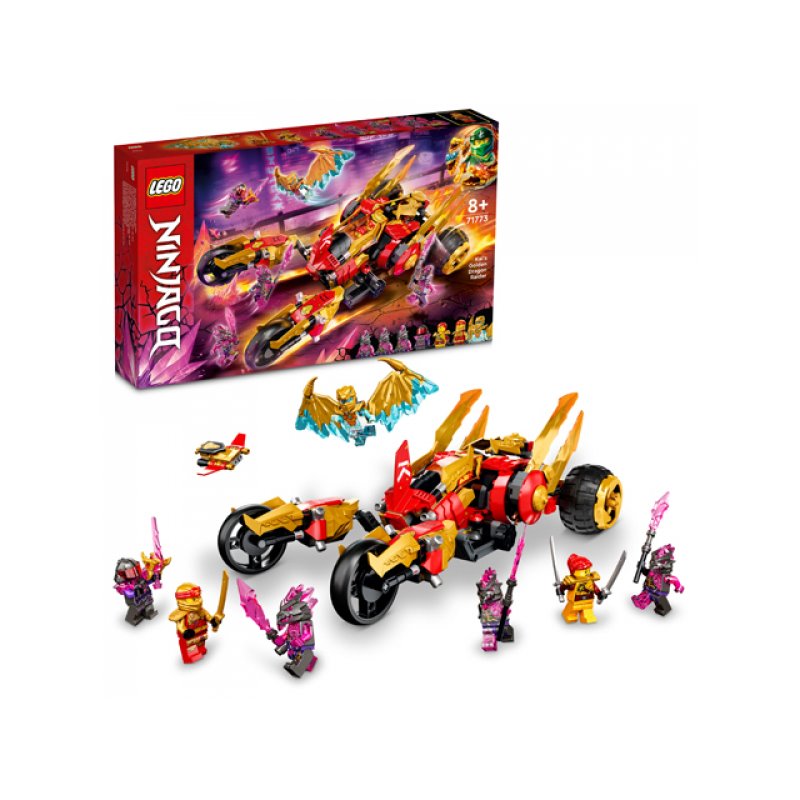LEGO Ninjago - Kai’s Golden Dragon Raider (71773) alkaen buy2say.com! Suositeltavat tuotteet | Elektroniikan verkkokauppa