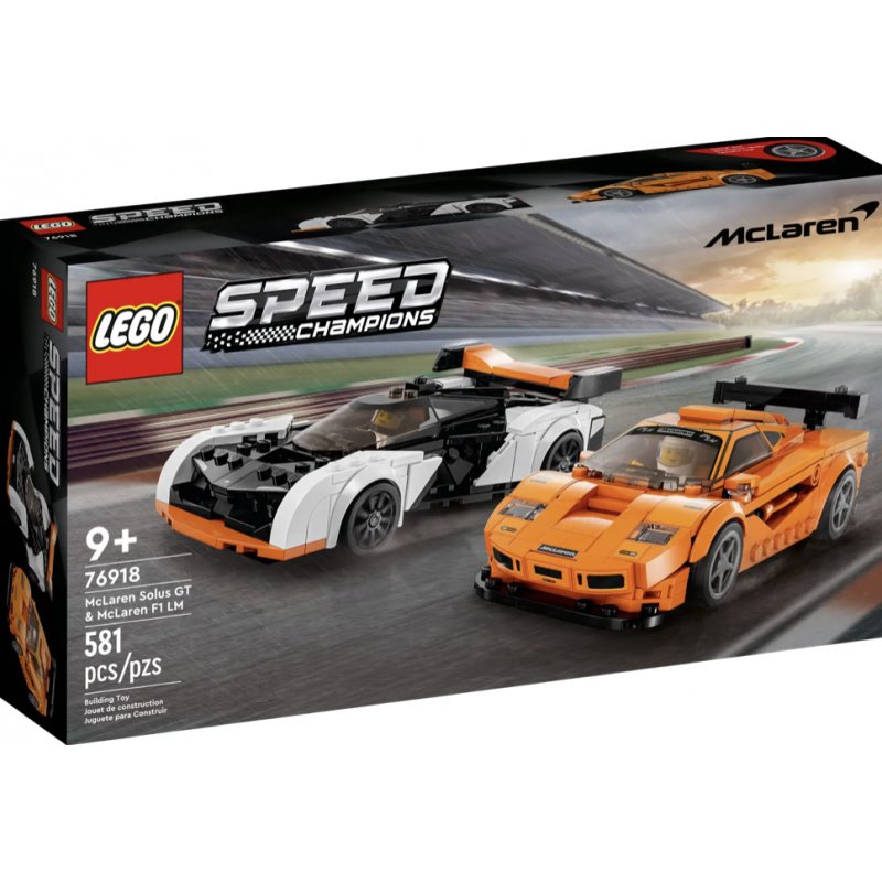 LEGO Speed Champions - McLaren Solus GT & McLaren F1 LM (76918) from buy2say.com! Buy and say your opinion! Recommend the produc