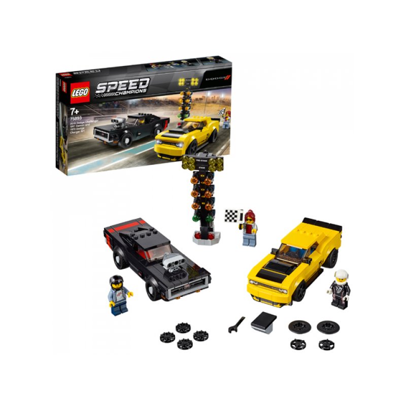 LEGO Speed Champions - 2018 Dodge Challenger Demon & 1970 Charger (75893) fra buy2say.com! Anbefalede produkter | Elektronik onl
