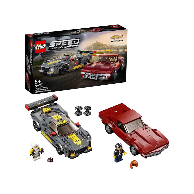 LEGO Speed Champions - Chevrolet Corvette C8.R & 1969 Corvette (76903) fra buy2say.com! Anbefalede produkter | Elektronik online