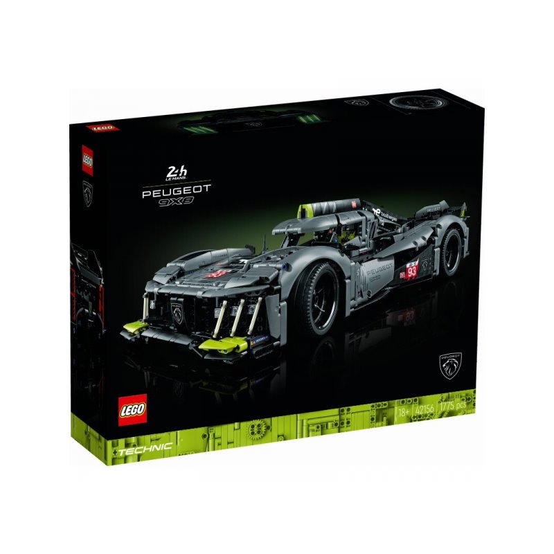 LEGO Technic PEUGEOT 9X8 24H Le Mans Hybrid Hypercar 42156 from buy2say.com! Buy and say your opinion! Recommend the product!