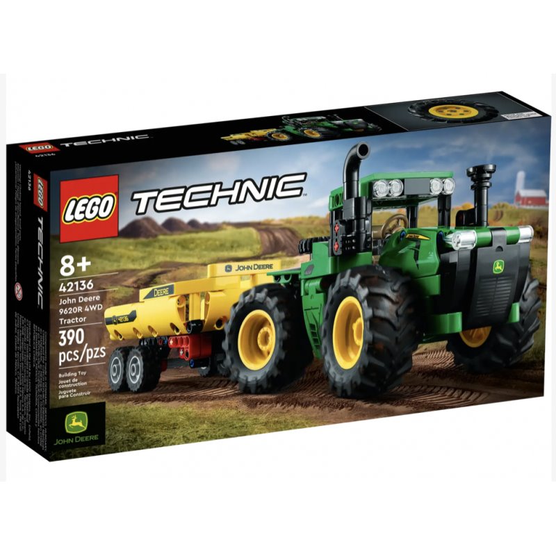 LEGO Technic - John Deere 9620R 4WD Tractor (42136) от buy2say.com!  Препоръчани продукти | Онлайн магазин за електроника
