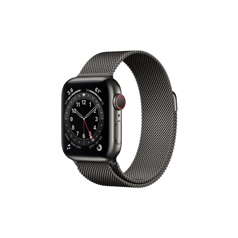 Apple Watch Series 6 GPS + Cellular 40 mm Graphit Smartwatch M06Y3FD/A fra buy2say.com! Anbefalede produkter | Elektronik online