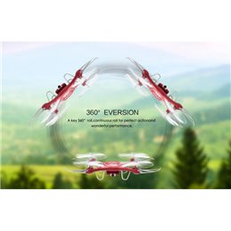 Quad-Copter SYMA X5UW 2.4G 4-Channel with Gyro + 720P Wifi Camera (Red) från buy2say.com! Anbefalede produkter | Elektronik onli