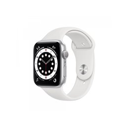 Apple Watch Series 6 GPS 44mm Silver Alu Case White Sport Band - M00D3FD/A Watches | buy2say.com Apple