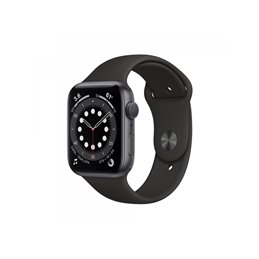 Apple Watch Series 6 Space Grey Aluminium Black Sport Band DE MG133FD/A Uhren | buy2say.com