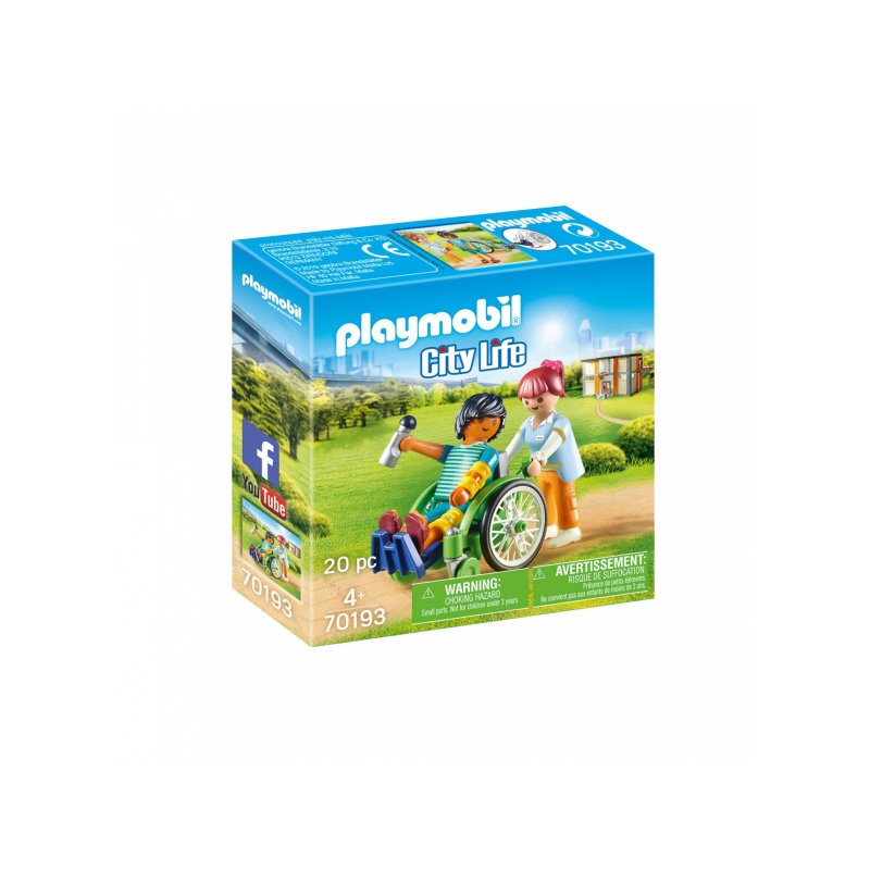 Playmobil City Life - Patient im Rollstuhl (70193) от buy2say.com!  Препоръчани продукти | Онлайн магазин за електроника