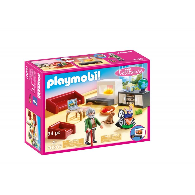 Playmobil Dollhouse - Gemütliches Wohnzimmer (70207) fra buy2say.com! Anbefalede produkter | Elektronik online butik