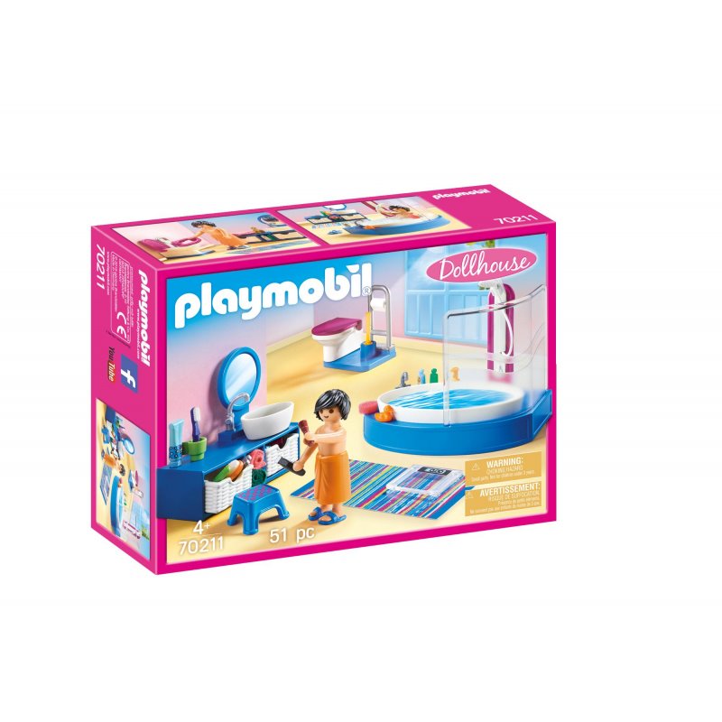 Playmobil Dollhouse - Badezimmer (70211) alkaen buy2say.com! Suositeltavat tuotteet | Elektroniikan verkkokauppa