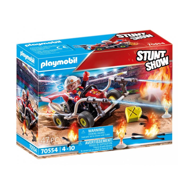 Playmobil Stuntshow - Feuerwehrkart (70554) fra buy2say.com! Anbefalede produkter | Elektronik online butik