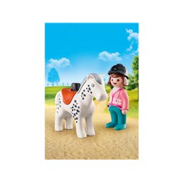 Playmobil 1.2.3 - Reiterin with Pferd (70404) от buy2say.com!  Препоръчани продукти | Онлайн магазин за електроника