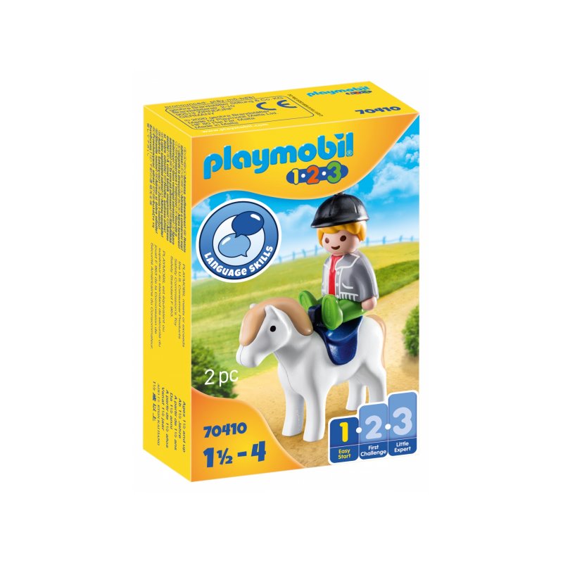 Playmobil 1.2.3 - Junge with Pony (70410) от buy2say.com!  Препоръчани продукти | Онлайн магазин за електроника