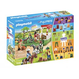Playmobil My Figures Horse Ranch (70978) från buy2say.com! Anbefalede produkter | Elektronik online butik