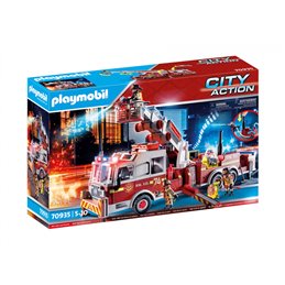 Playmobil City Action - Feuerwehr-Fahrzeug US Tower Ladder (70935) från buy2say.com! Anbefalede produkter | Elektronik online bu
