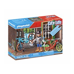 Playmobil City Life - E-Bike-Werkstatt (70674) från buy2say.com! Anbefalede produkter | Elektronik online butik