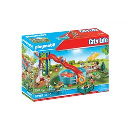 Playmobil City Life - Poolparty with Rutsche (70987) från buy2say.com! Anbefalede produkter | Elektronik online butik