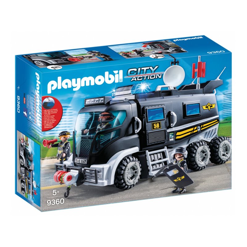 Playmobil City Action - SEK-Truck with Licht und Sound (9360) от buy2say.com! Препоръчани продукти | Онлайн магазин за електрон Playmobil City Action - SEK-Truck with Licht und Sound (9360) от buy2say.com! Препоръчани продукти | Онлайн магазин за електрон