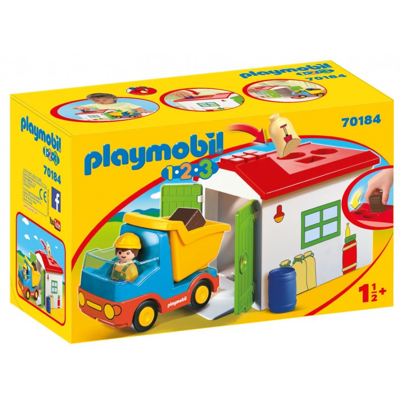 Playmobil 1.2.3 - LKW with Sortiergarage (70184) от buy2say.com! Препоръчани продукти | Онлайн магазин за електроника Playmobil 1.2.3 - LKW with Sortiergarage (70184) от buy2say.com! Препоръчани продукти | Онлайн магазин за електроника