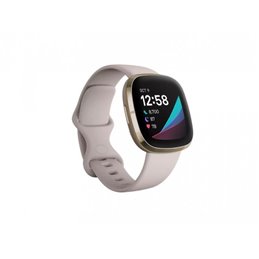 FitBit Sense Smartwatch lunar white/ soft gold - FB512GLWT Watches | buy2say.com