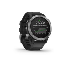 Garmin Fenix 6 Solar Premium Multisport Gps Watch Silver Black Watches | buy2say.com