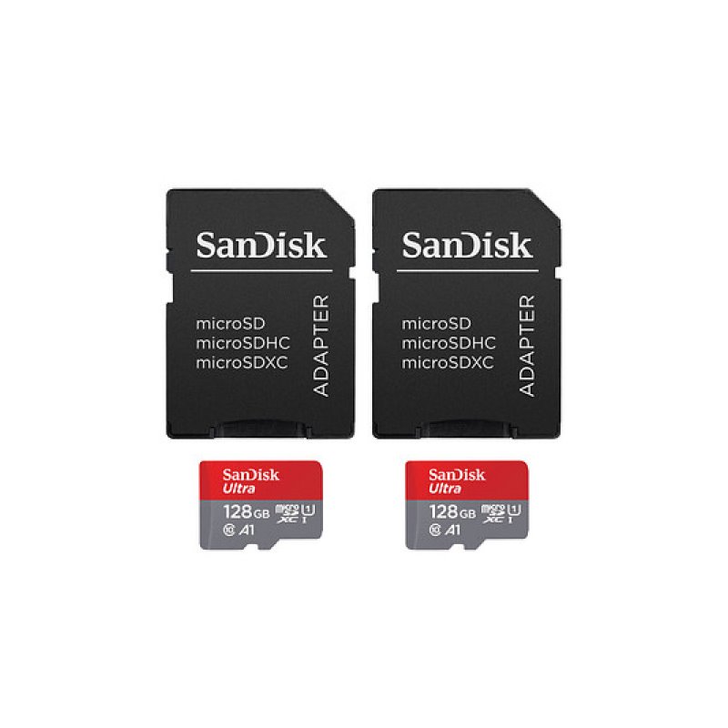 SanDisk Ultra microSDXC 128GB 140MBs+Adapt 2Pack SDSQUAB-128G-GN6MT from buy2say.com! Buy and say your opinion! Recommend the pr SanDisk Ultra microSDXC 128GB 140MBs+Adapt 2Pack SDSQUAB-128G-GN6MT from buy2say.com! Buy and say your opinion! Recommend the pr