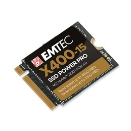 Emtec Intern SSD X415/X400-15 500GB M.2 2230 NVMe PCIe Gen4 x4 4400MB/sec fra buy2say.com! Anbefalede produkter | Elektronik onl