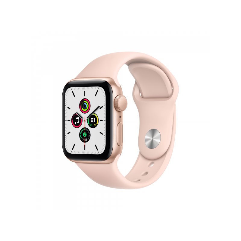 Apple Watch SE Gold Aluminium 40mm Pink Sand Sport Band DE MYDN2FD/A von buy2say.com! Empfohlene Produkte | Elektronik-Online-Sh