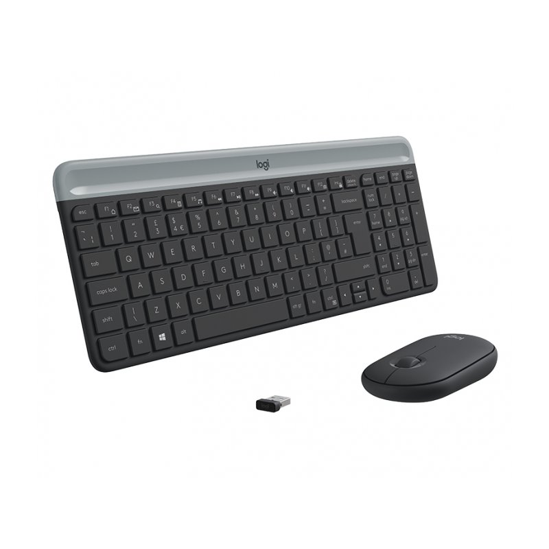 Keyboard & Mouse Logitech Slim Wireless Combo MK470 US QWERTY von buy2say.com! Empfohlene Produkte | Elektronik-Online-Shop